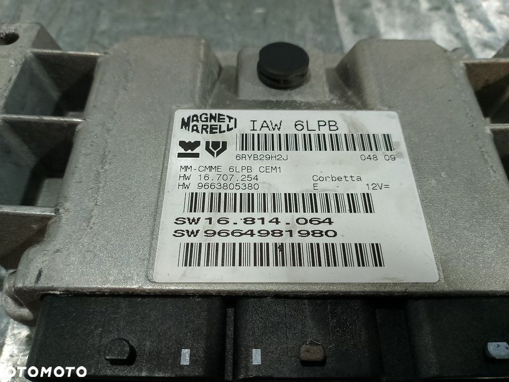 KOMPUTER, STEROWNIK CITROEN C4 PICASSO 9664981980  9663805380 1.8 16V - 4