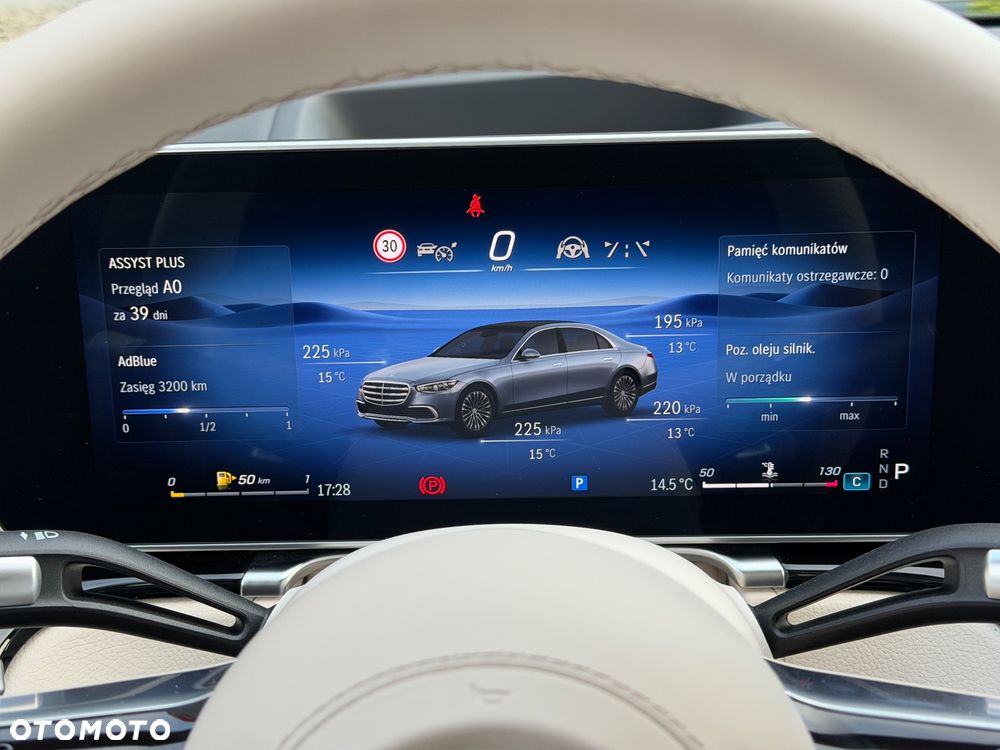 Mercedes-Benz Klasa S 400 d 4-Matic L AMG Line 9G-TRONIC - 34