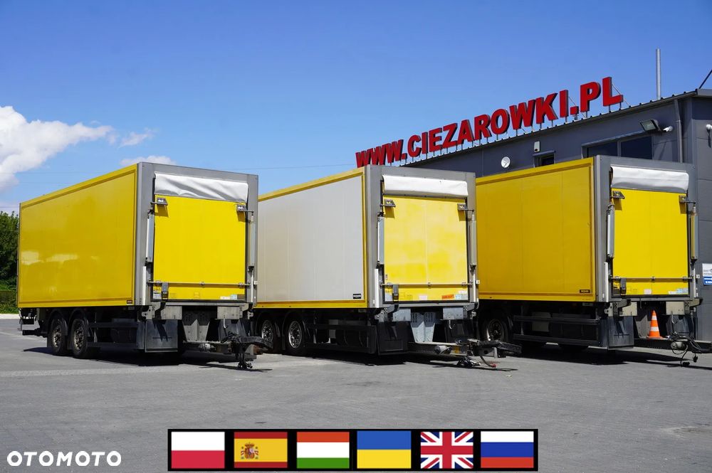 Inny Przyczepa chłodnia przejazdowa ROHR / Carrier Supra 850 / Winda Bär 2500 kg / 20 szt_257843 - 1