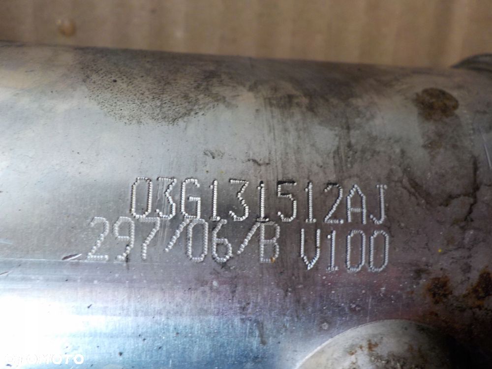 AUDI A4 B7 2.0 TDI CHŁODNICA SPALIN 03G131512AJ - 3