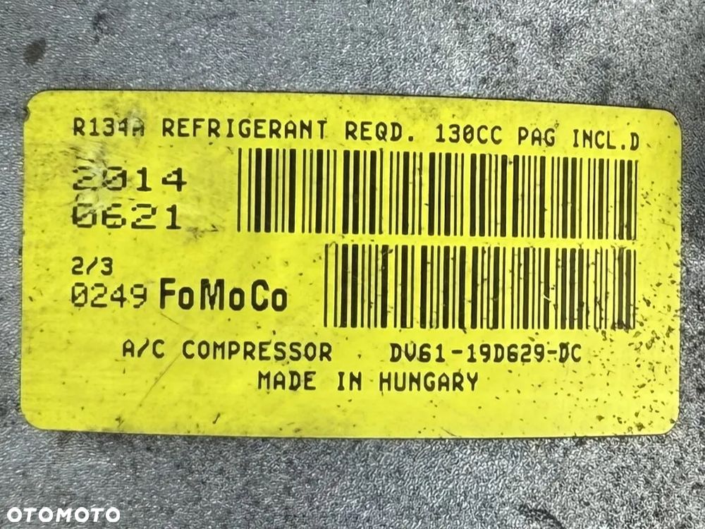 DV61-19D629-DC ORYGINALNY kompresor klimatyzacji FORD Kuga 2.0 Diesel / 411 - 7