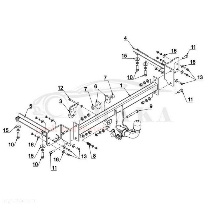Hak Holowniczy Automat Do Honda Civic Sedan 2012-2017 - 3