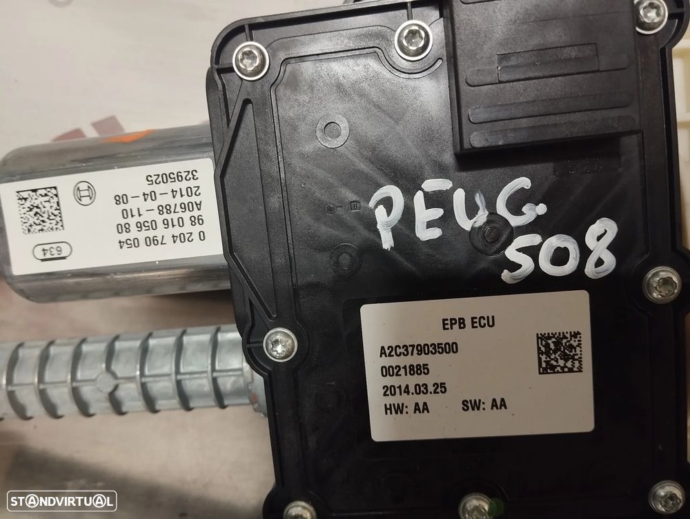 ATUADOR TRAVÃO DE MÃO ELETRICO PEUGEOT 508 REF. 0204790054 9801605680 - 2