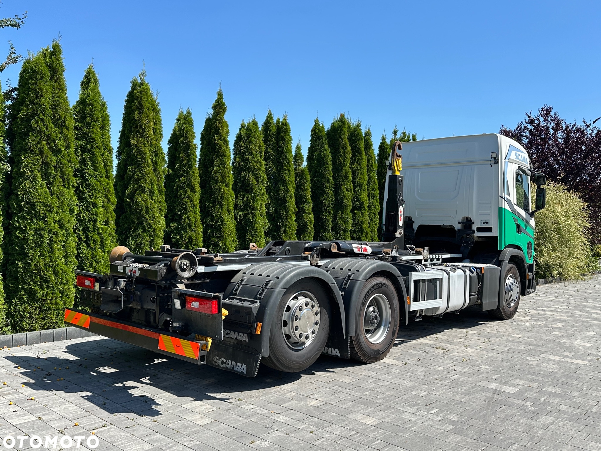 Scania / G450 / 6X2 / HAKOWIEC / HYVA 22.60.SK  / Oś-SKRĘTNA-PODNOSZONA / - 14
