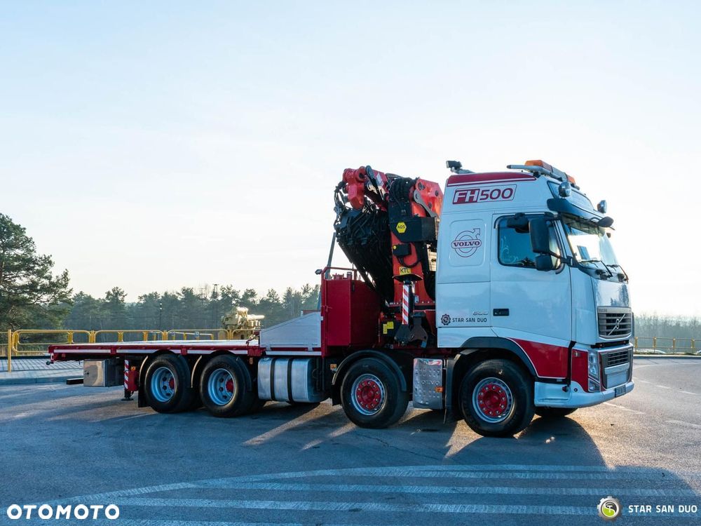 Volvo FH500 8x4 PALFINGER PK 60002 F HDS Żuraw Siodło Wciągarka - 5