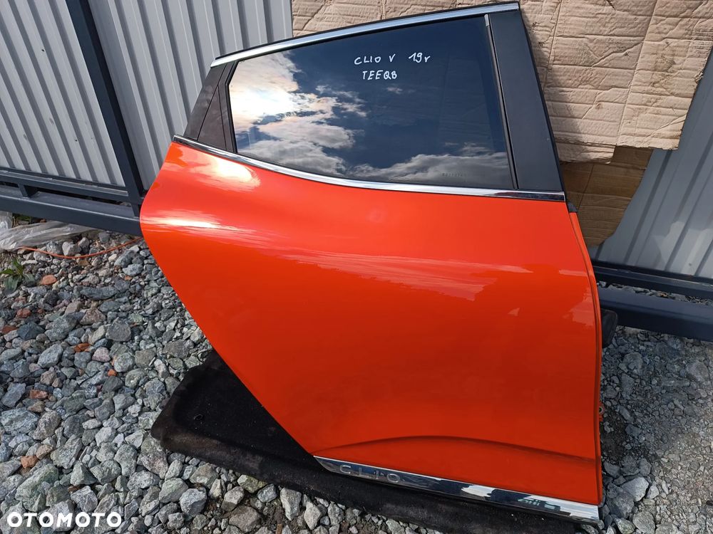 DRZWI PRAWY TYŁ PRAWE TYLNE RENAULT CLIO V EQB ORANGE VALENCIA - 3