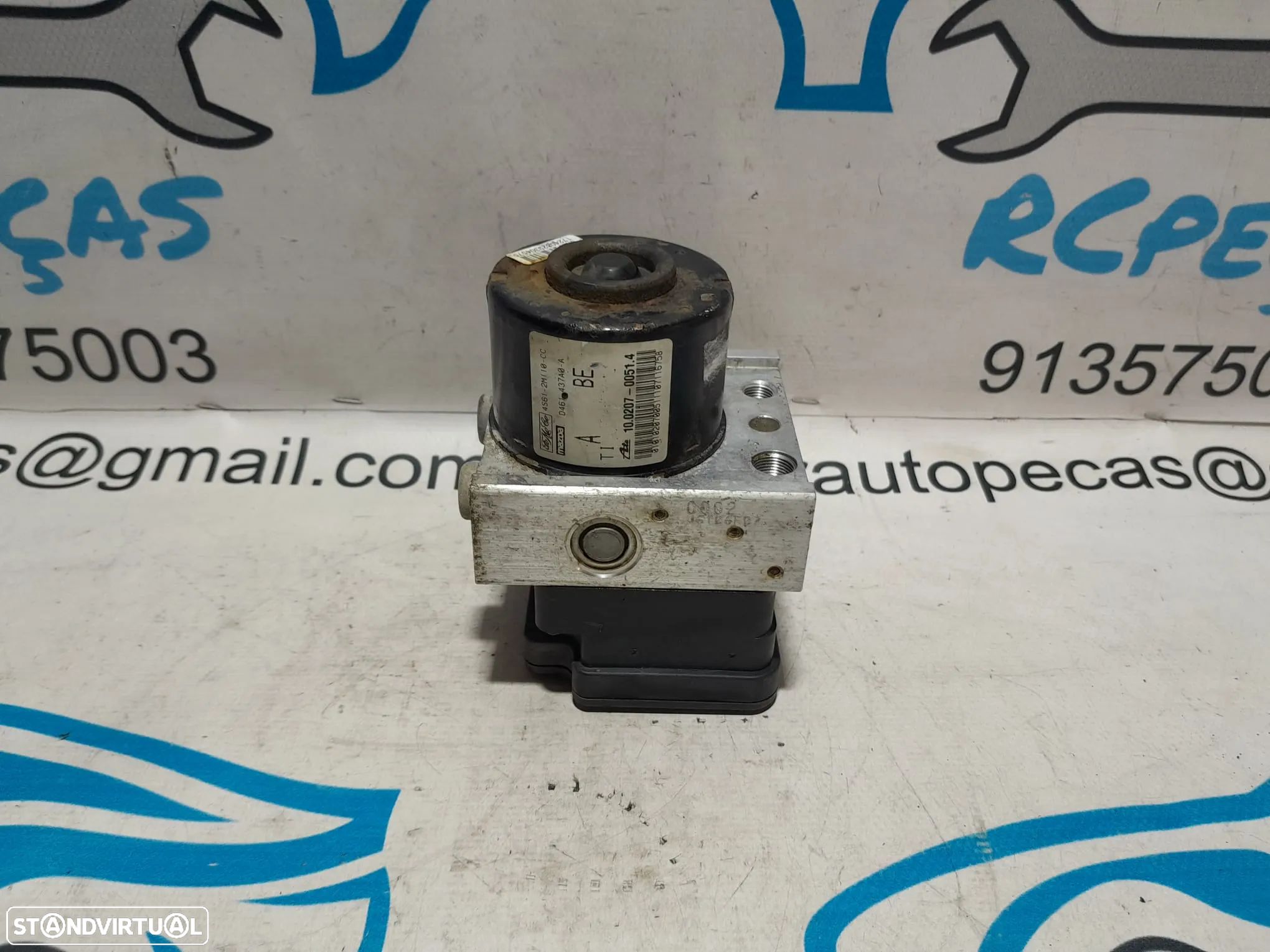 ABS MODULO BLOCO HIDRAULICO MAZDA 2 DY 1.2i 16V 75CV FUJA 4S612M110CC FORD FIESTA V 5 MK5 1.3i 1.4i - 1