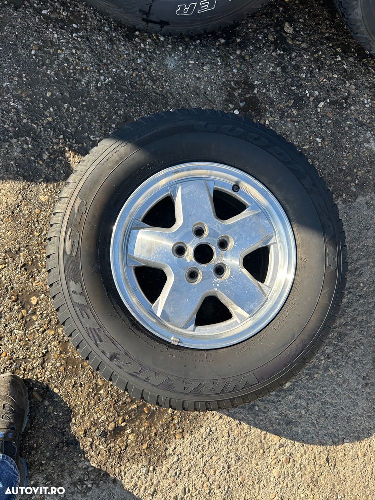 Set jante aliaj JEEP WRANGLER 2007-2016 cu cauciucuri GOODYEAR , M+S ,245/75R17 - 6