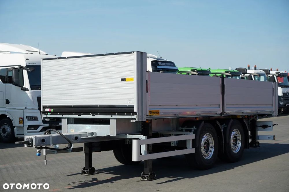 Wielton PRZYCZEPA BURTOWA / DO BUDOWLANKI / NOWA / DOSTĘPNA OD RĘKI / WAGA: 3800 KG / ALUFELGI - 1
