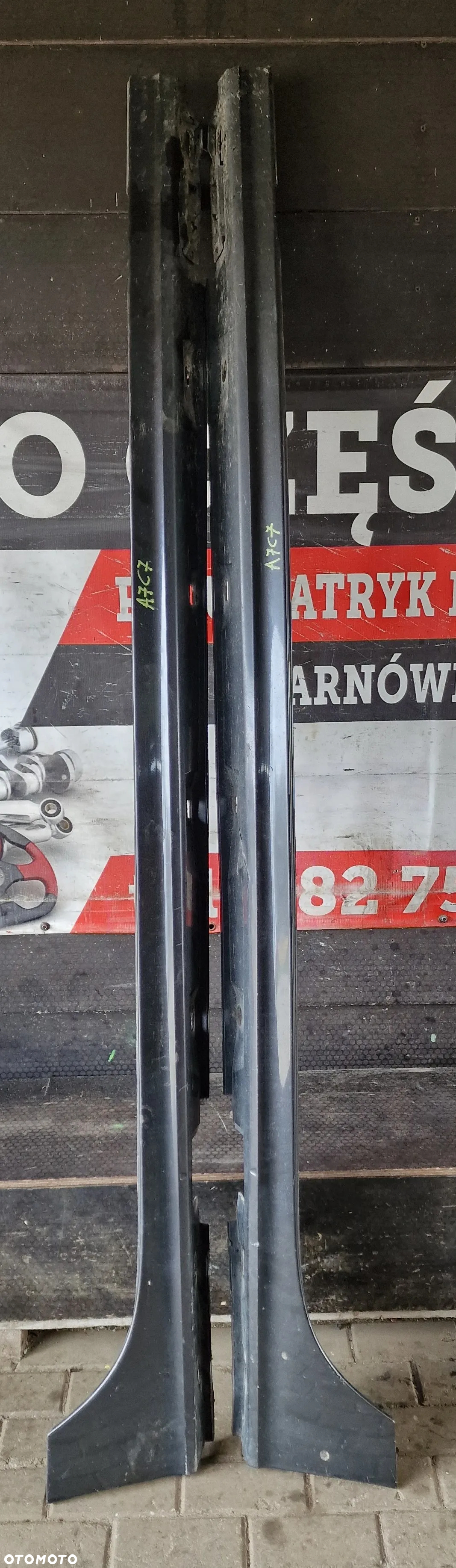 LISTWA PROGOWA PRAWA LEWA KOMPLET 4G8853855D 4G8853856D  AUDI A7 C7 - 3