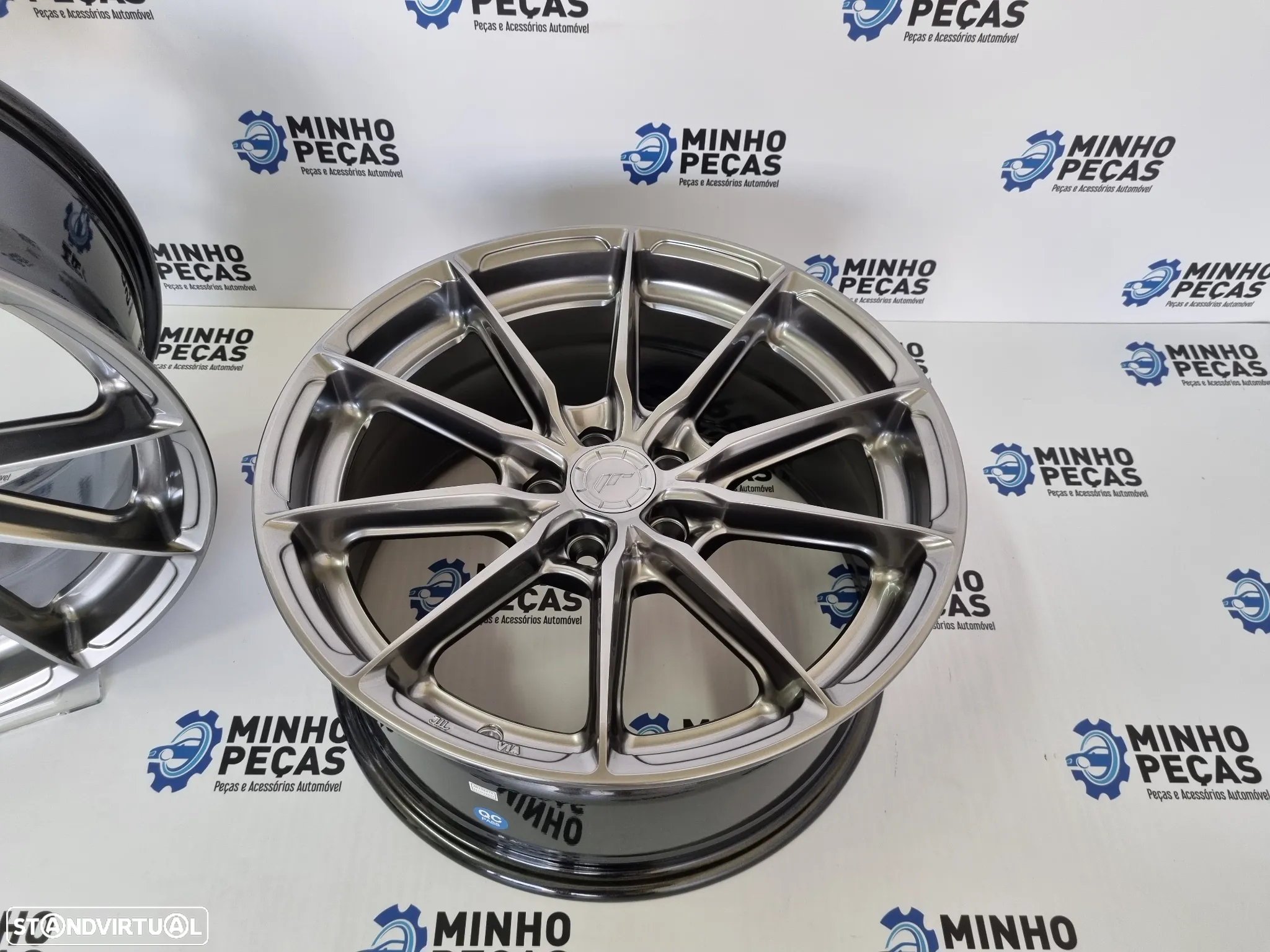Jantes Japan Racing (JR37) em 18 (5x120) Hyper Black - 7