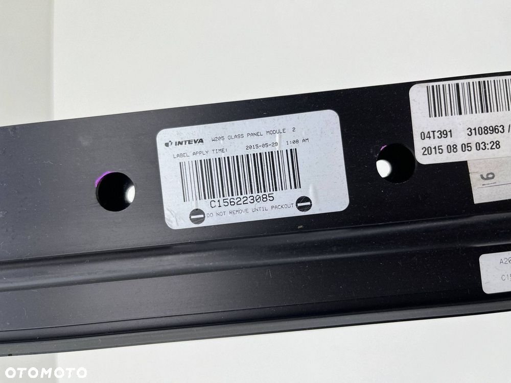MERCEDES W205 MECHANIZM SZYBERDACHU PRAWY A2057800229 - 3