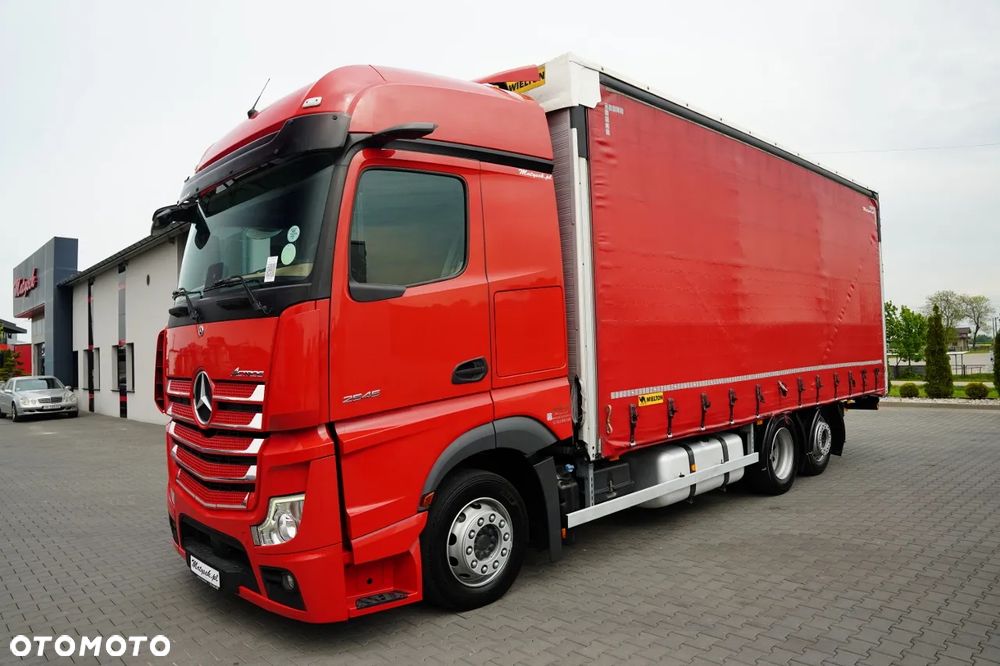 Mercedes-Benz BENZ ACTROS 2545 / FIRANKA - 7,4 M / MEGA / 6x2 / OŚ PODNOSZONA / OŚ PODNOSZONA / WIELTON / 2021 - 3