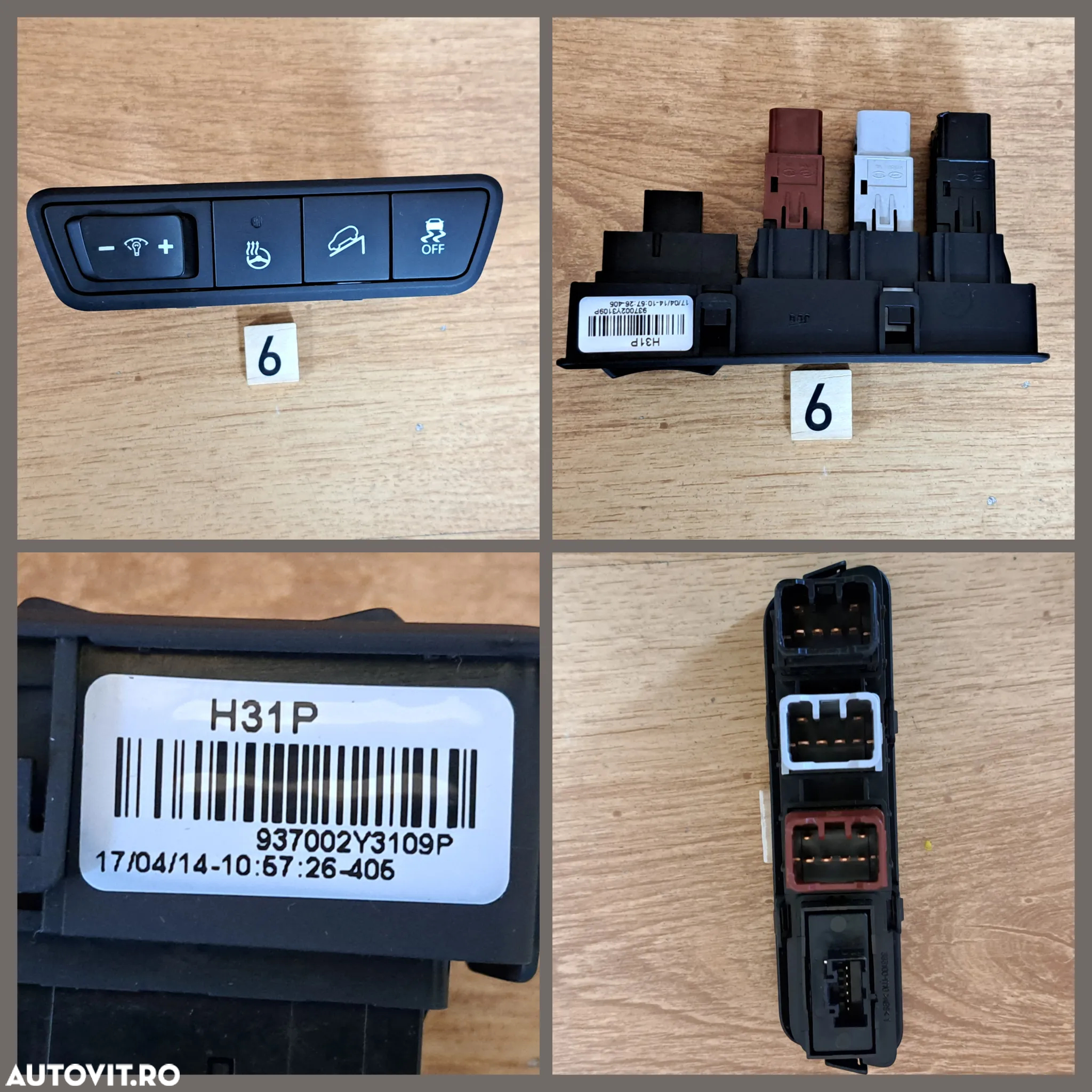 Calculator confort BCM antena RKE panou sigurante calculator cutie automata releu ICM releu semnal opriremodul transmisie panou butoane incalzire volan Hyundai ix35 - 7