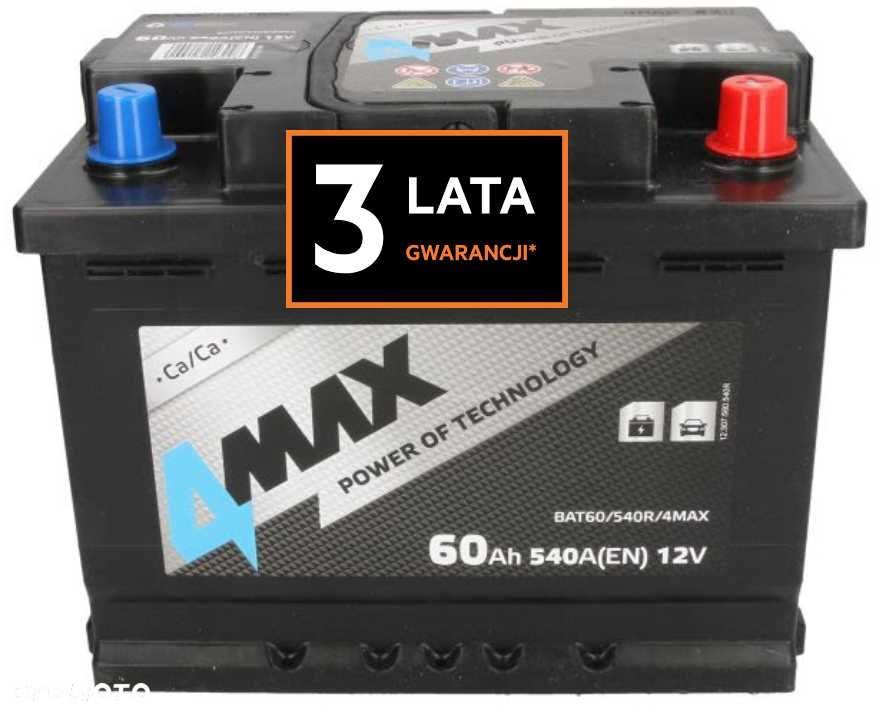 Akumulator JENOX 4MAX 12v 60ah 540a P+ Radom, 3 lata gw. wysyłka free - 1