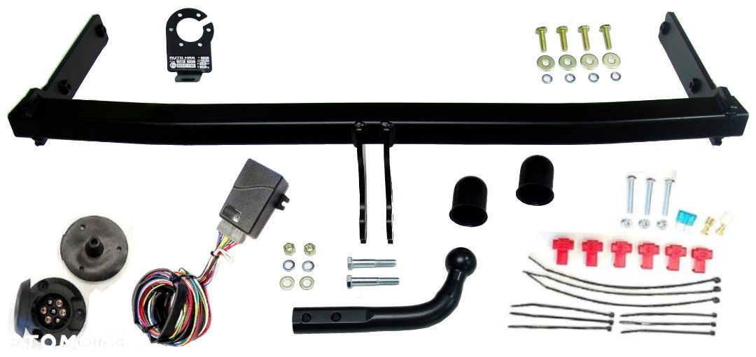 ORYGINAŁ NOWY SŁUPSK AUTO HAK HOLOWNICZY + MODUŁ WH1 DO VOLKSWAGEN VW GOLF 5 V 3/5 DRZWI HATCHBACK - 1