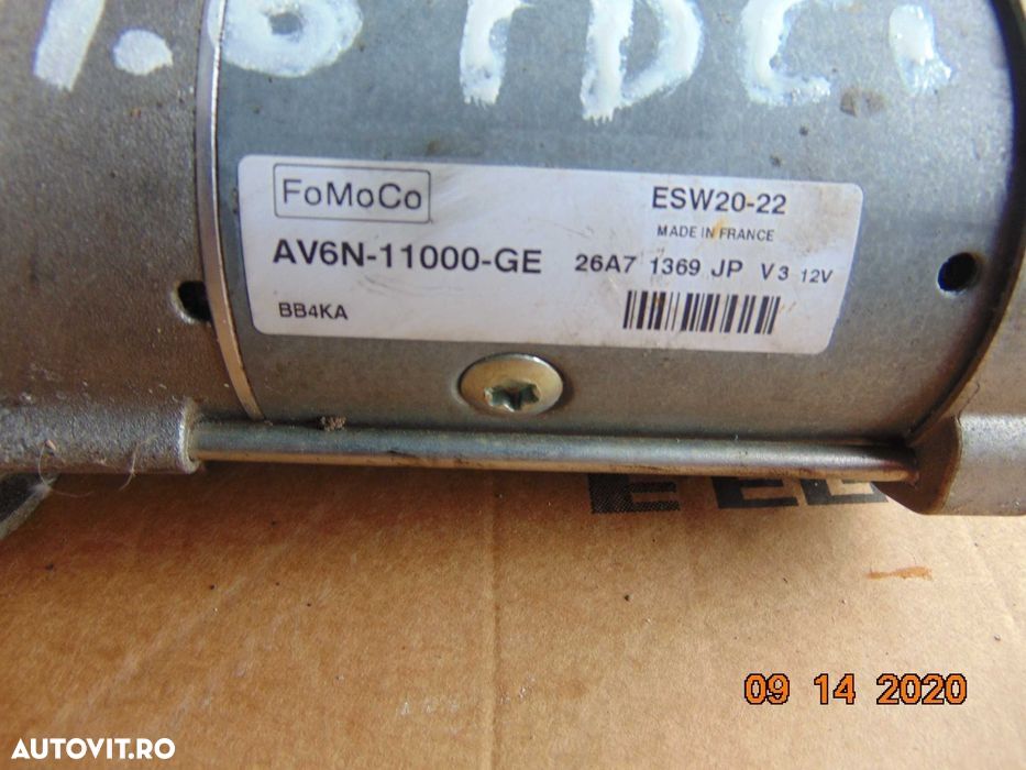 Electromotor Ford Focus 3 1.6tdci Kuga Fiesta Mondeo MK5 Connect 1.5 - 3