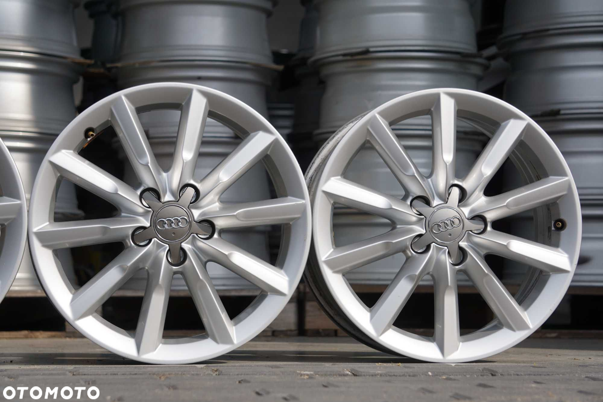 Alufelgi Audi 5x112 7Jx17 et43 cb57,1 w oryginale, duze dekle - 2