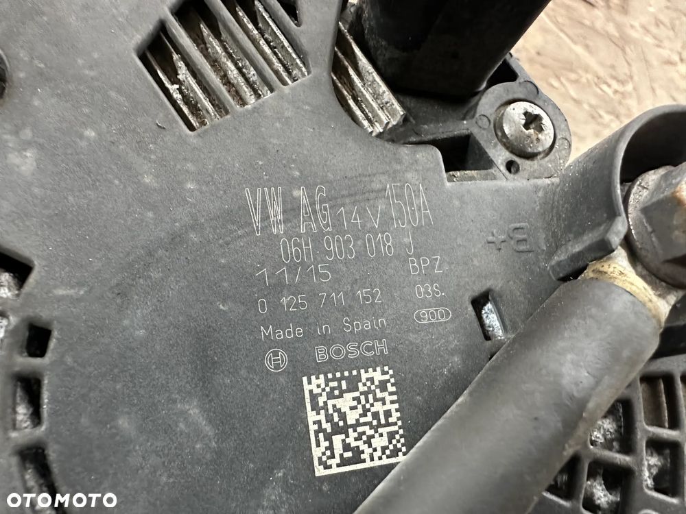 ALTERNATOR AUDI A5 2.0 TFSI 15'  06H903018J - 3