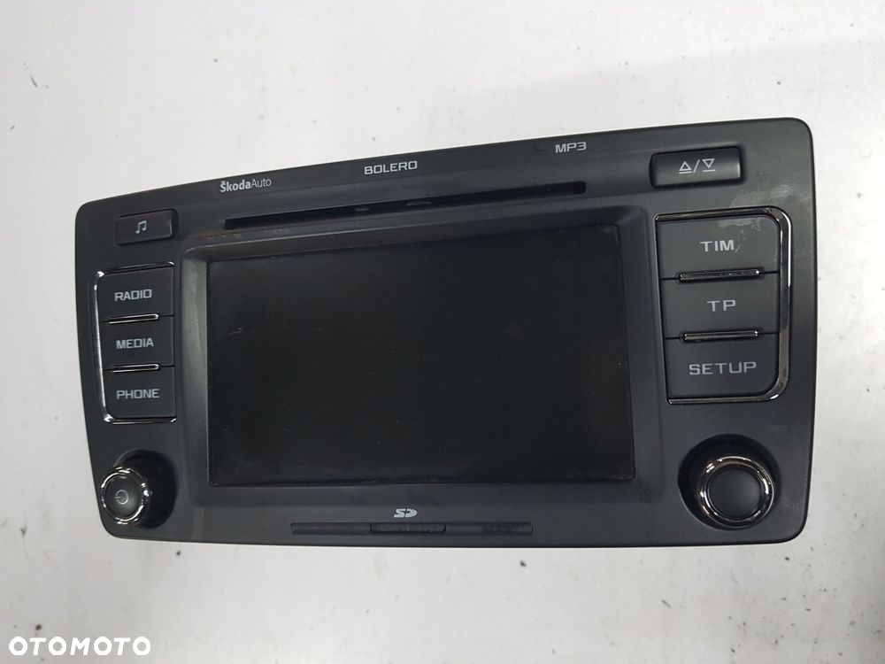 SKODA YETI 5L 09-13r RADIO CD MP3 BOLERO 1Z0035156F - 2