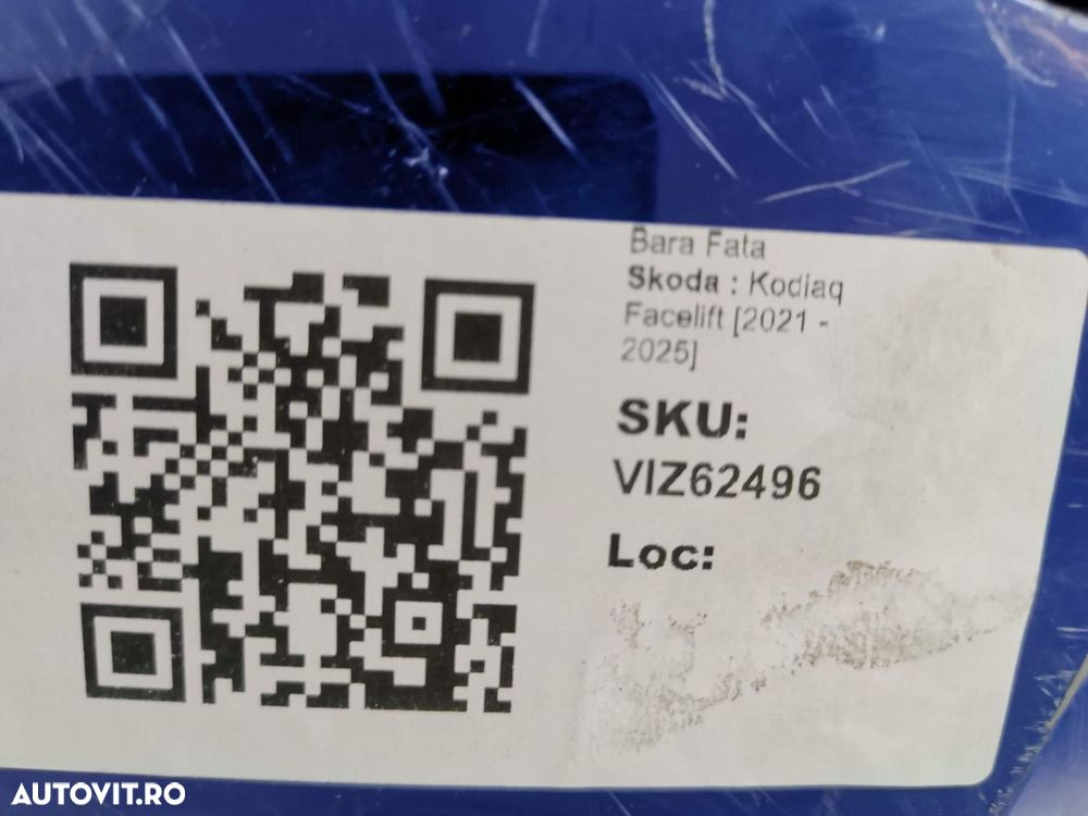 Bara Fata Skoda Kodiaq Facelift 2021 2022 2023 2024 2025 Originala In - 8