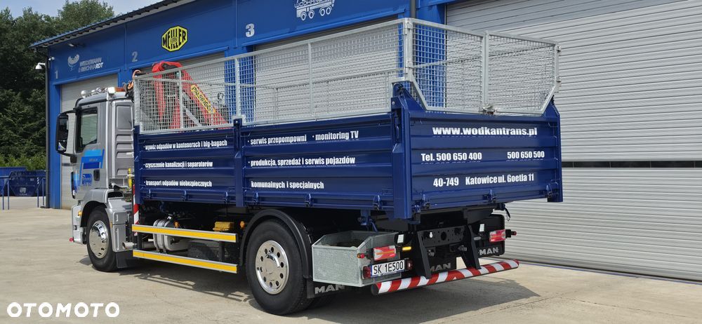MAN TGM 18.320 WYWROTKA+HDS PALFINGER PK 12.501 SLD sterowanie radiowe 1t/10m - 6