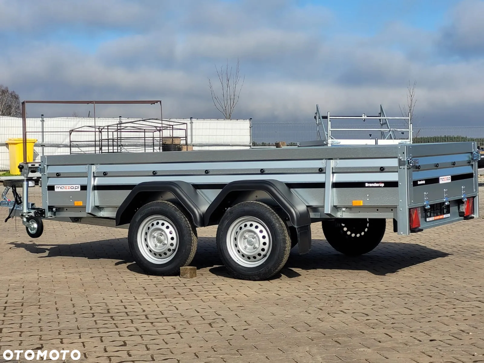 Brenderup Dostawa przyczepa 2-osiowa 304x153x40cm DMC750kg WYSOKA WZMOCNIONA BURTA - 6