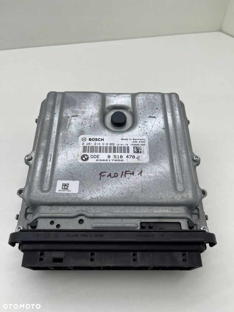 BMW 5 F10 F11 N57D30 KOMPUTER STEROWNIK SILNIKA ECU 8518478 - 2