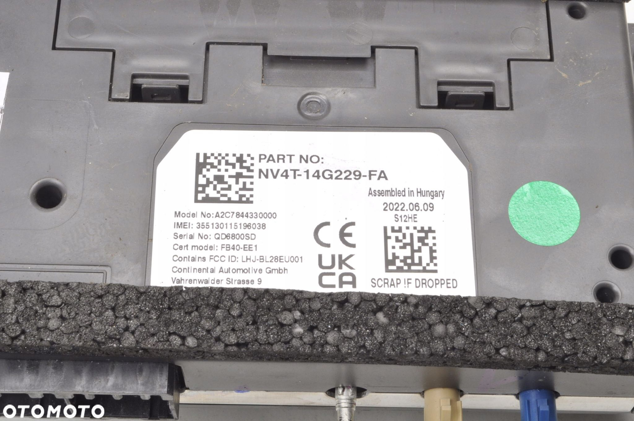 FORD KUGA MK3 MODUŁ BLUETOOTH 22R NV4T-14G229-FA - 2