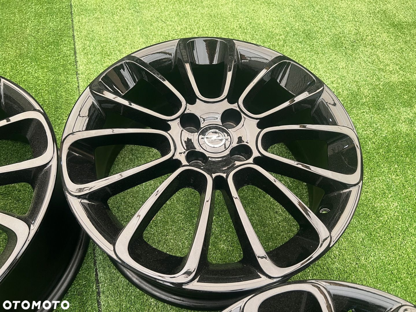 KOMPLET FELG FELGI ALU OPEL CORSA ADAM 17 4X100 ET44 ORYGINALNE IDEALNE - 6