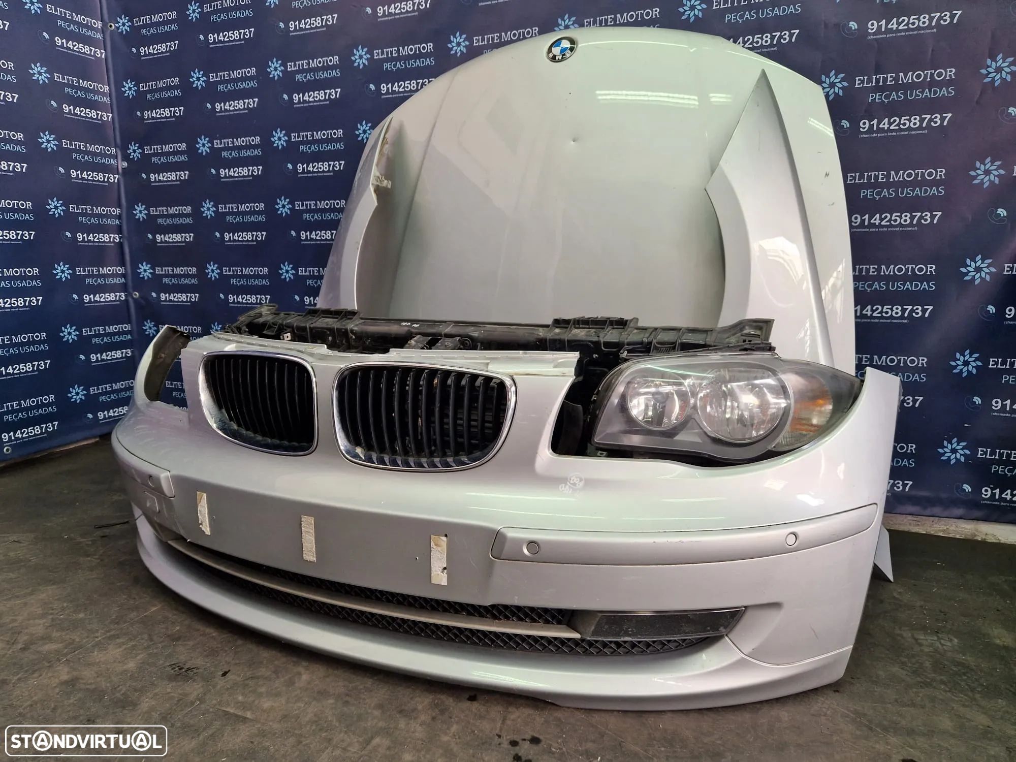 Frente completa usada BMW SERIE 1 LCI E87 E81 118D capot parachoques oticas guardalamas - 1