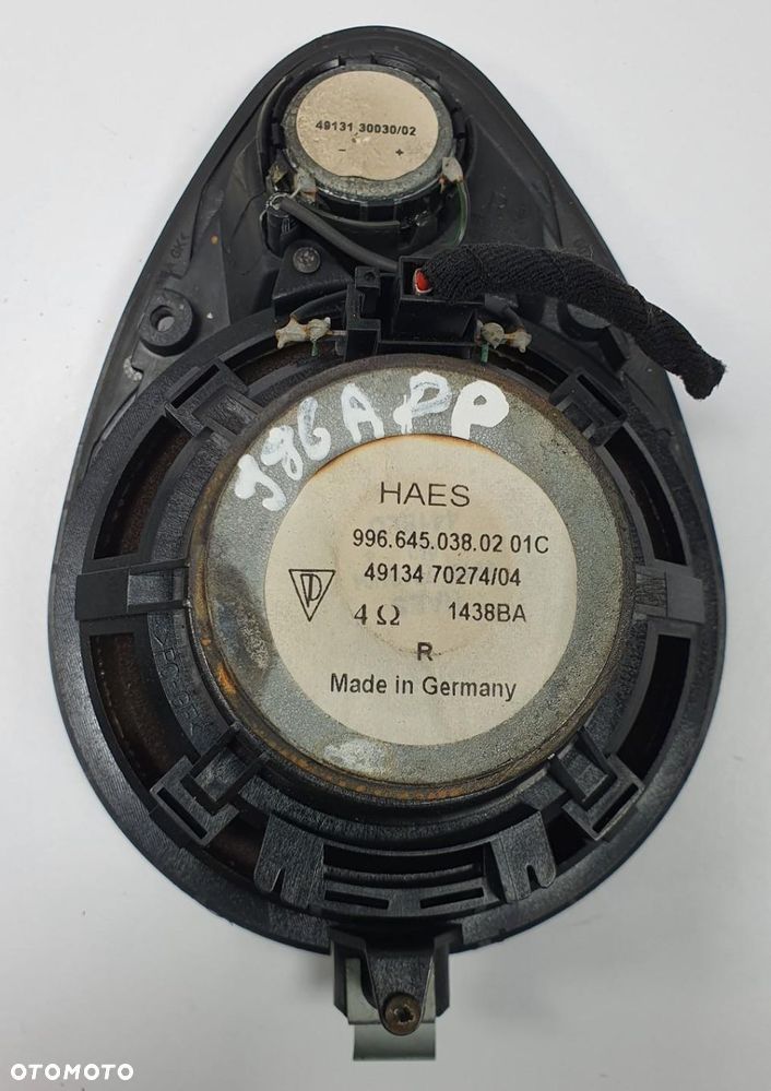 GŁOŚNIK PRAWY PRZÓD PRZEDNI PORSCHE BOXSTER 986 99664503802 - 3