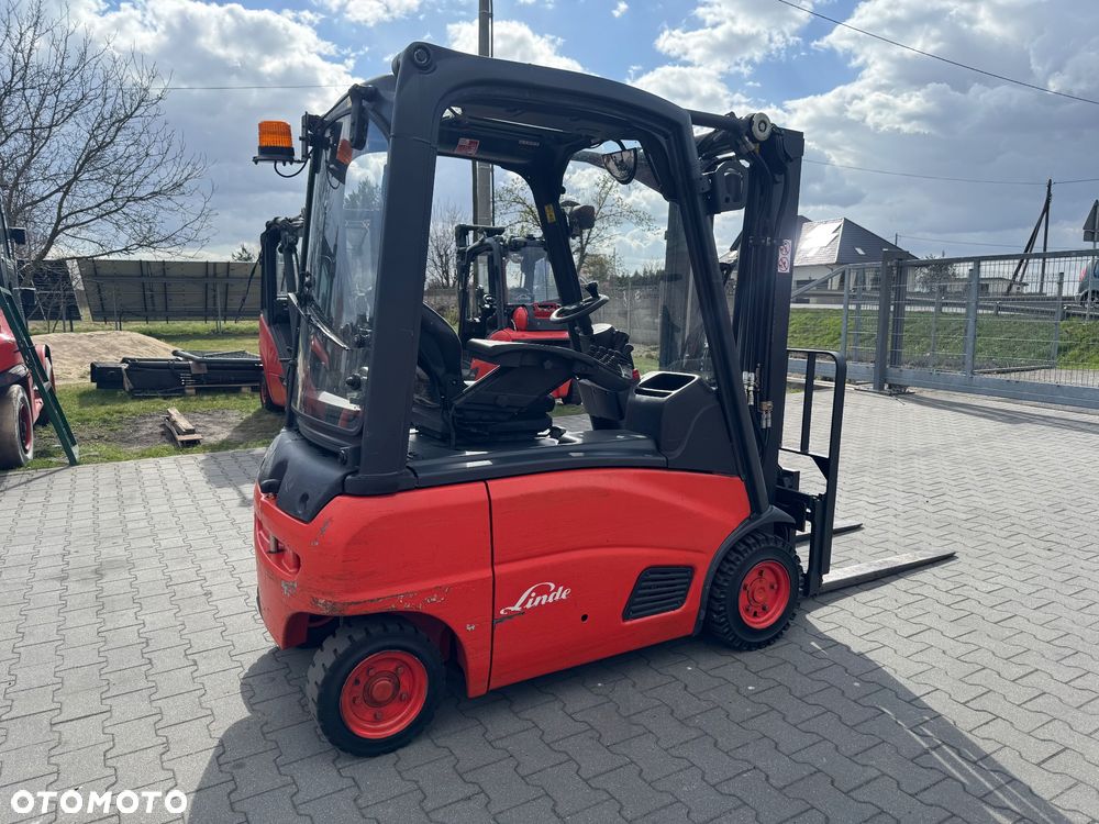 Linde E16P triplex 4 sekcje bat 2023 przesuw wolny skok h16 h18 toyot - 3