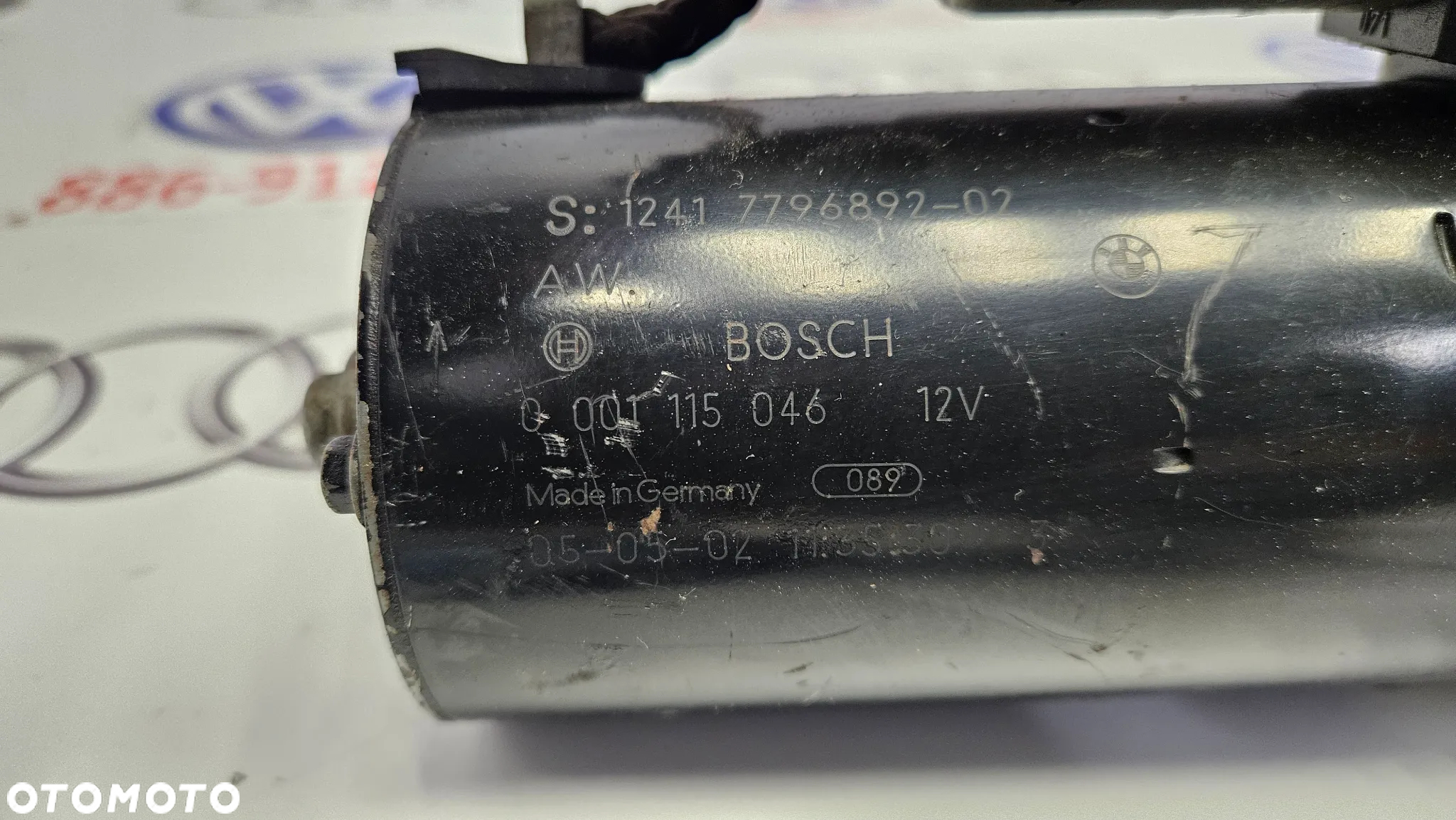 BMW X5 E70 X6 E71 3.0D 3.5D  Rozrusznik 7796892  BOSCH 0001115046 - 5