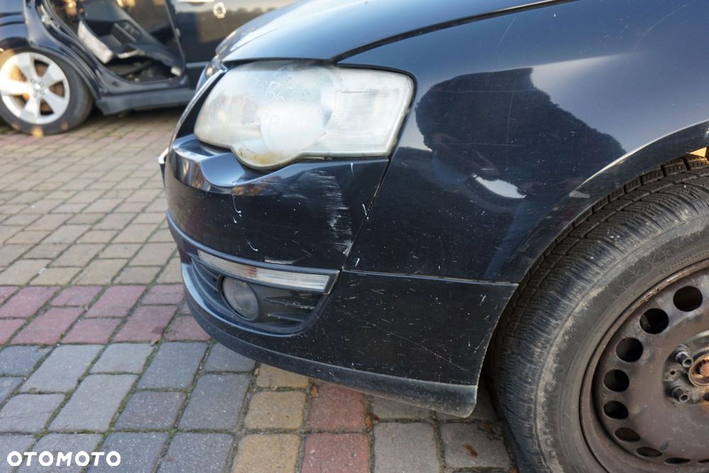 MASKA ZDERZAK BŁOTNIKI LAMPY PASSAT B6 LC9X  VOLKSWAGEN 2005-2010 CZARNY PRZÓD KOMPLETNY - 33