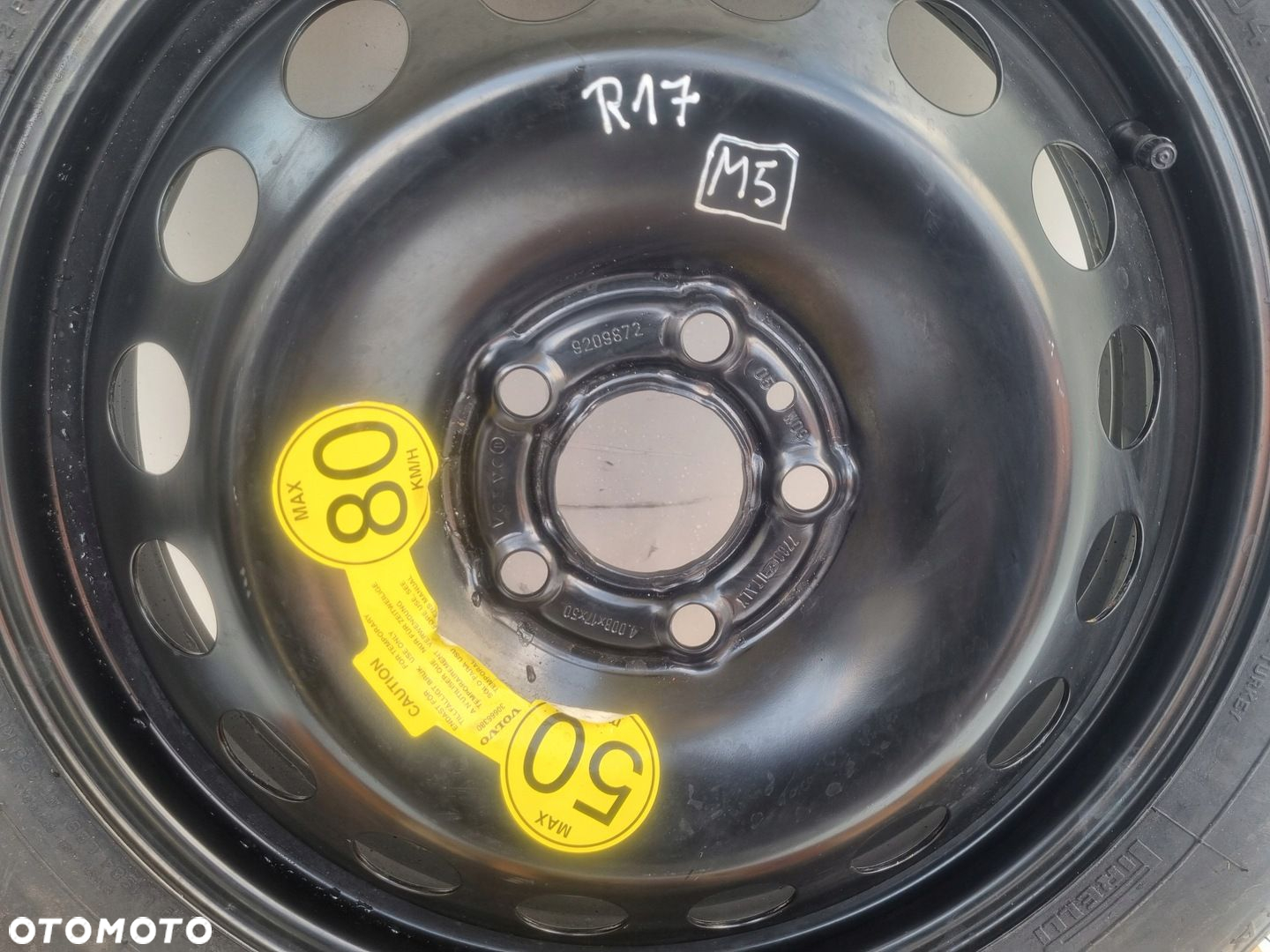 Volvo XC70 I II KOŁO DOJAZDOWE dojazdówka 135/90 R17 9209872 5x108 - 2