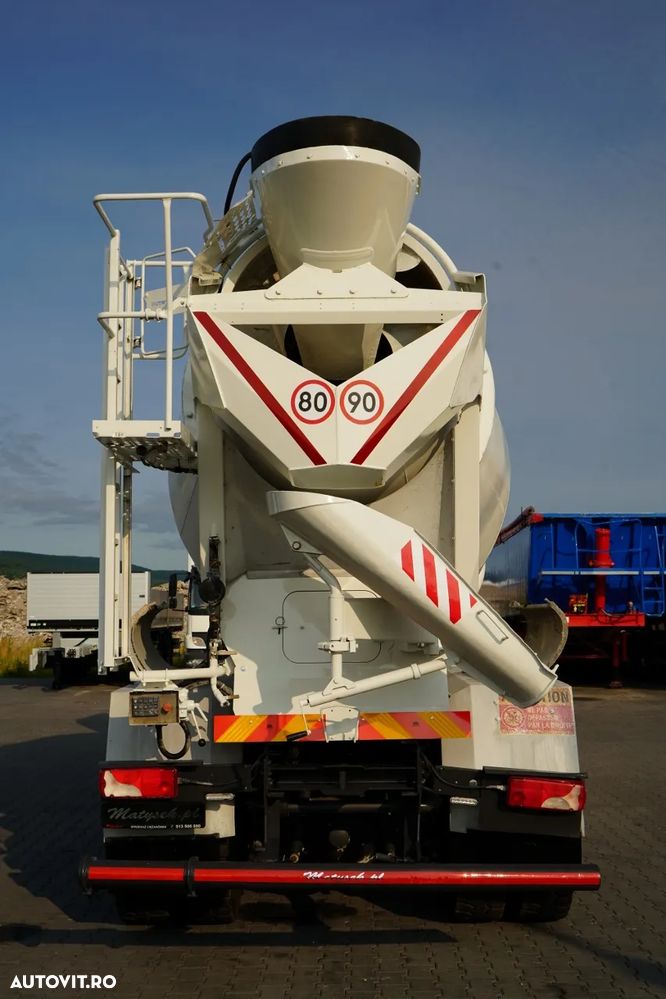 Scania P 410 XT / BETONOMIESZARKA / GRUSZKA / PUTZMEISTER 9 m3 / EURO 6 / ALUFELGI - 14