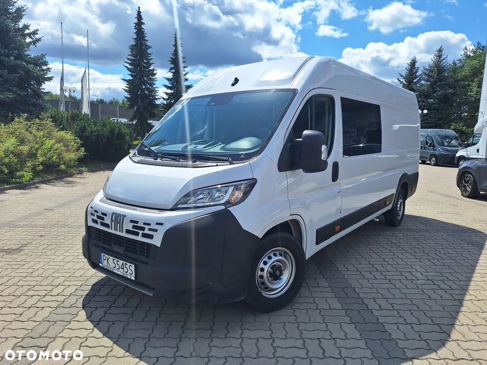 Fiat Ducato L4H2 brygadówka - doka - 7 osób - drzwi 270st - FV23% - leasing - Gwarancja! - 3