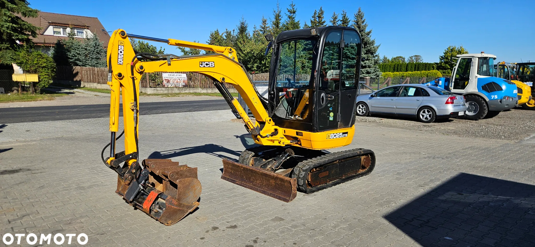 JCB 8025 ZTS 2007 rok 3 łyżki krótki tył z Niemiec serwisowana JCB TOP!!! - 2