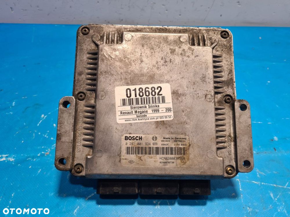 RENAULT 1.9 DCI STEROWNIK SILNIKA 0281001934 - 1