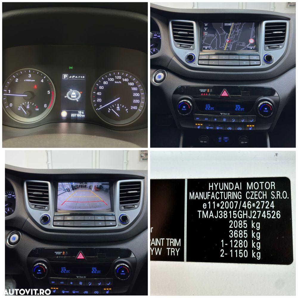 Hyundai Tucson blue 1.7 CRDi 2WD DCT Style - 14