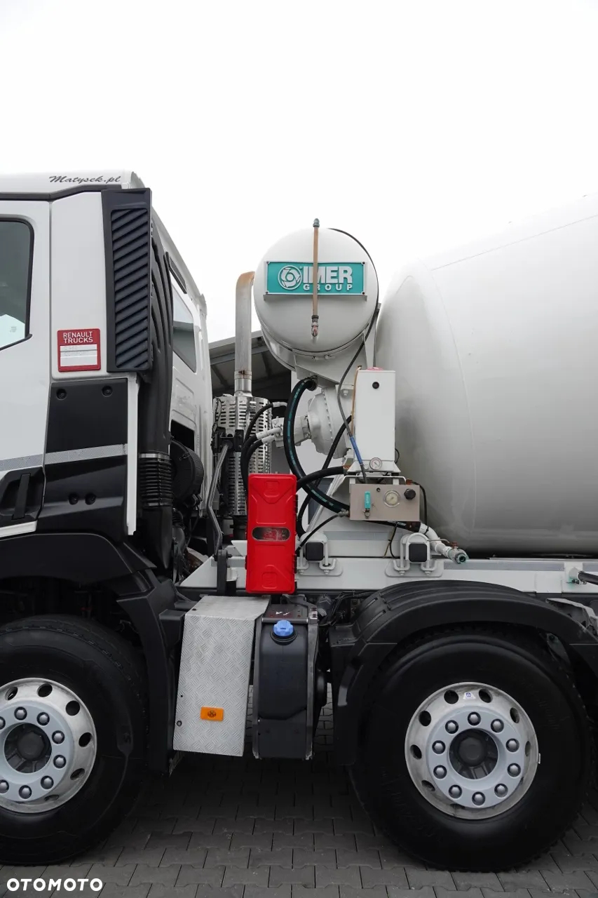 Renault T 460 / 8X4 / BETONOMIESZARKA / GRUSZKA 9M3 / IMER / ALUFELGI / EURO 6 - 15