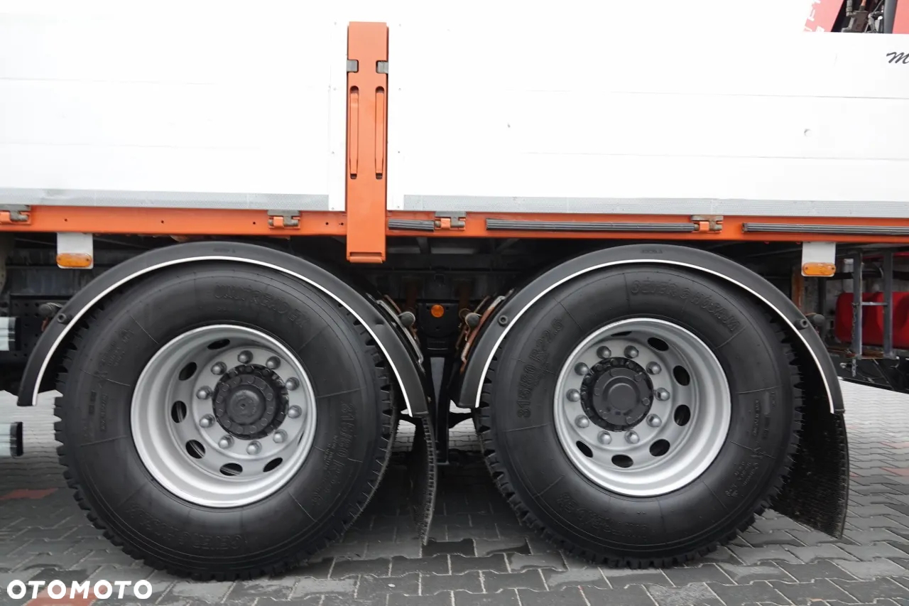 Iveco 420 / 6x2 / SKRZYNIOWY- 6,5 M / HDS FASSI 185 - 10,4 M / E6 / OŚ PODNOSZONA - 17