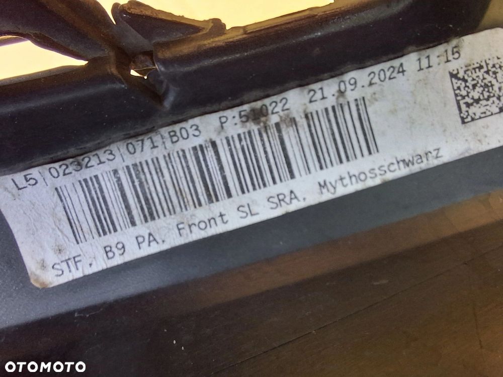 AUDI A4 B9 S4 S-LINE LIFT 20-24 BLACK 8W0 CAŁY NIE KLEJONY! SUPER STAN KOLOR: Mythosschwarz LY9T ZDERZAK PRZÓD PRZEDNI O - 14