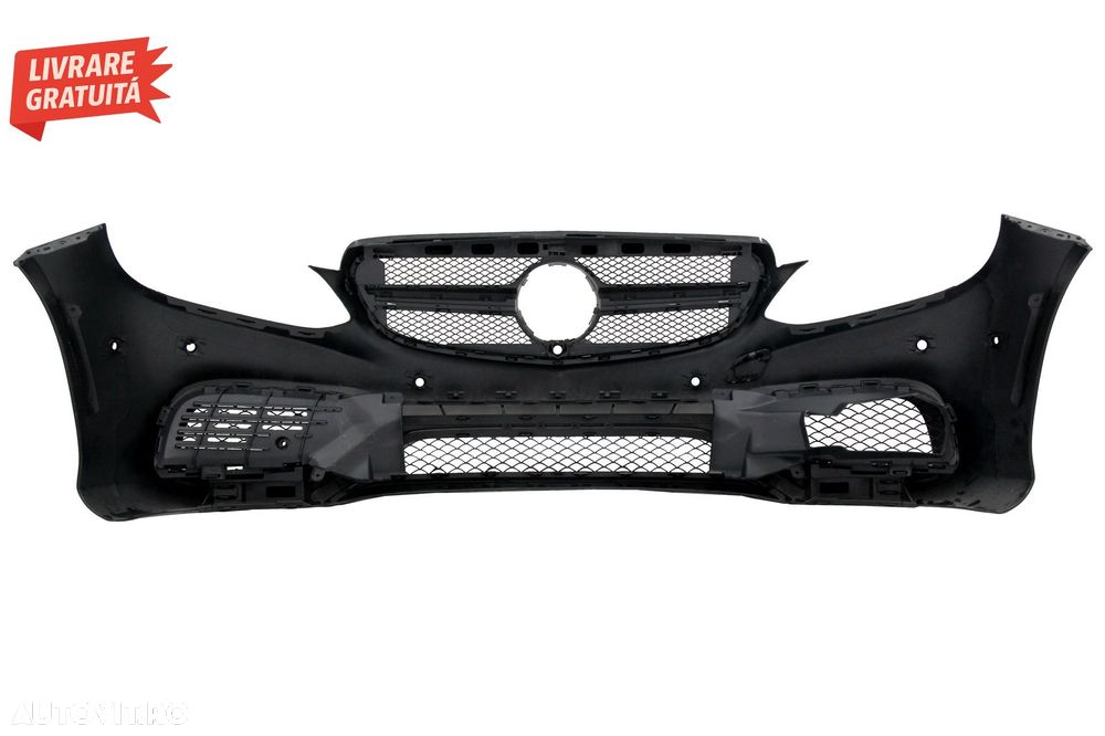 Kit Exterior Mercedes W212 E-Class Facelift (2013-2016) E63 Design Negru Lucios- livrare gratuita - 5