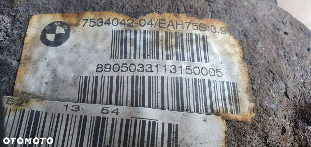 Most dyfer tył dyferencjał BMW 6 E63 3.0 3.91 7534042 - 7