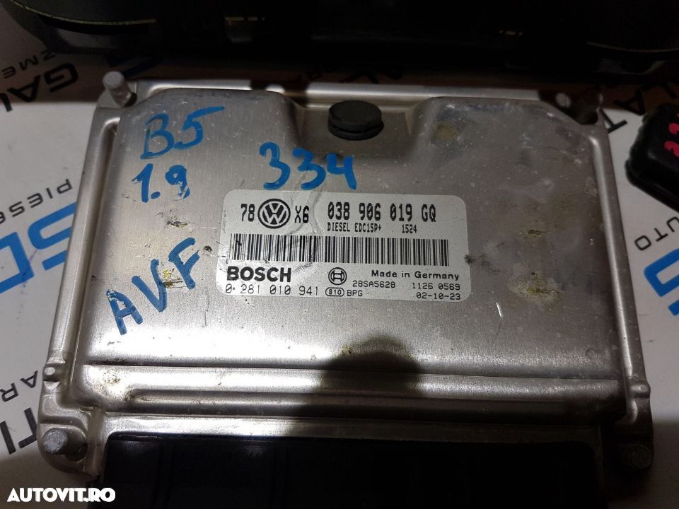 Calculator Motor / ECU Audi A4 B6 1.9TDI AVF 2000 - 2004 COD : 038 906 019 GQ / 038906019GQ - 1