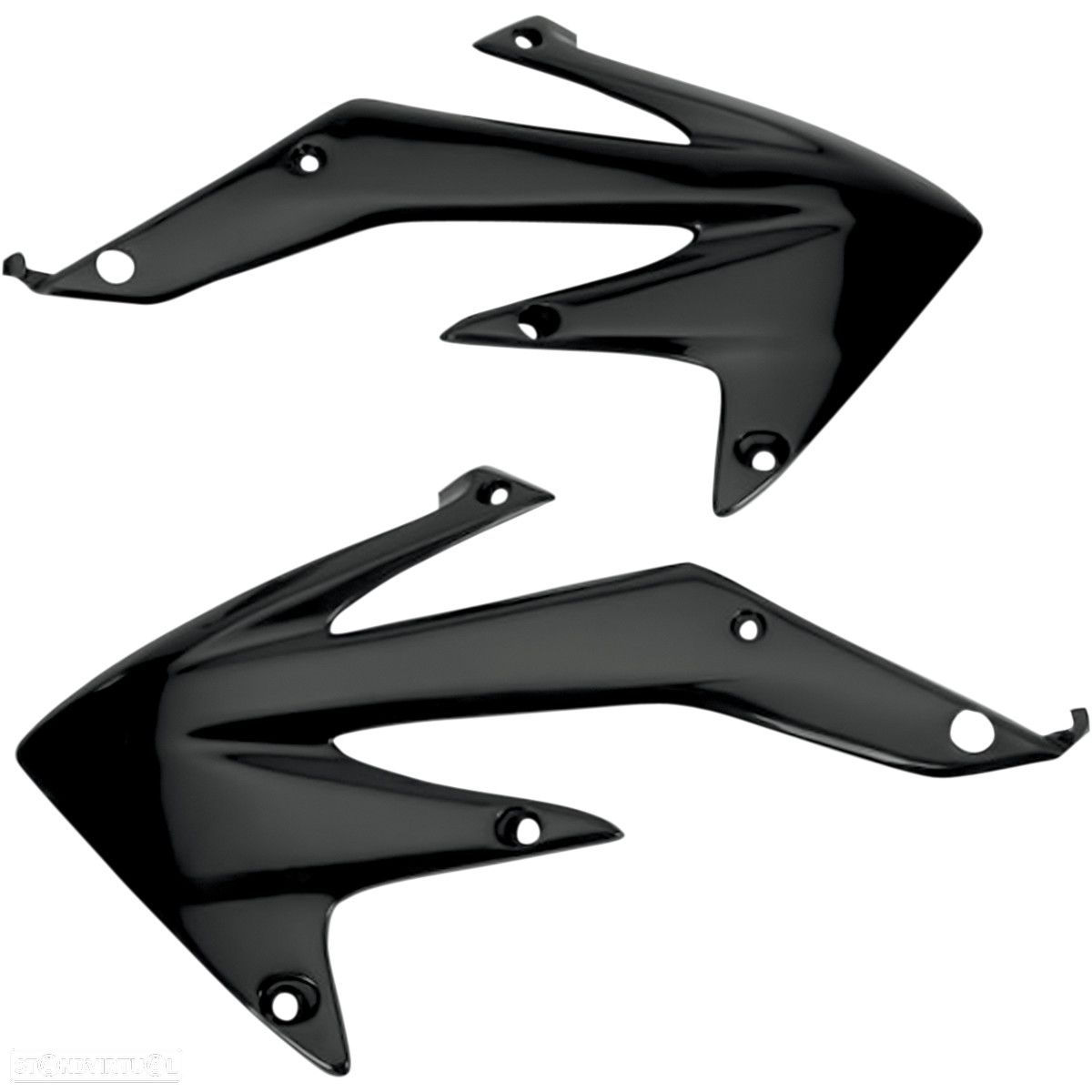 tampas laterais de radiador ufo preto honda crf 450x - 1