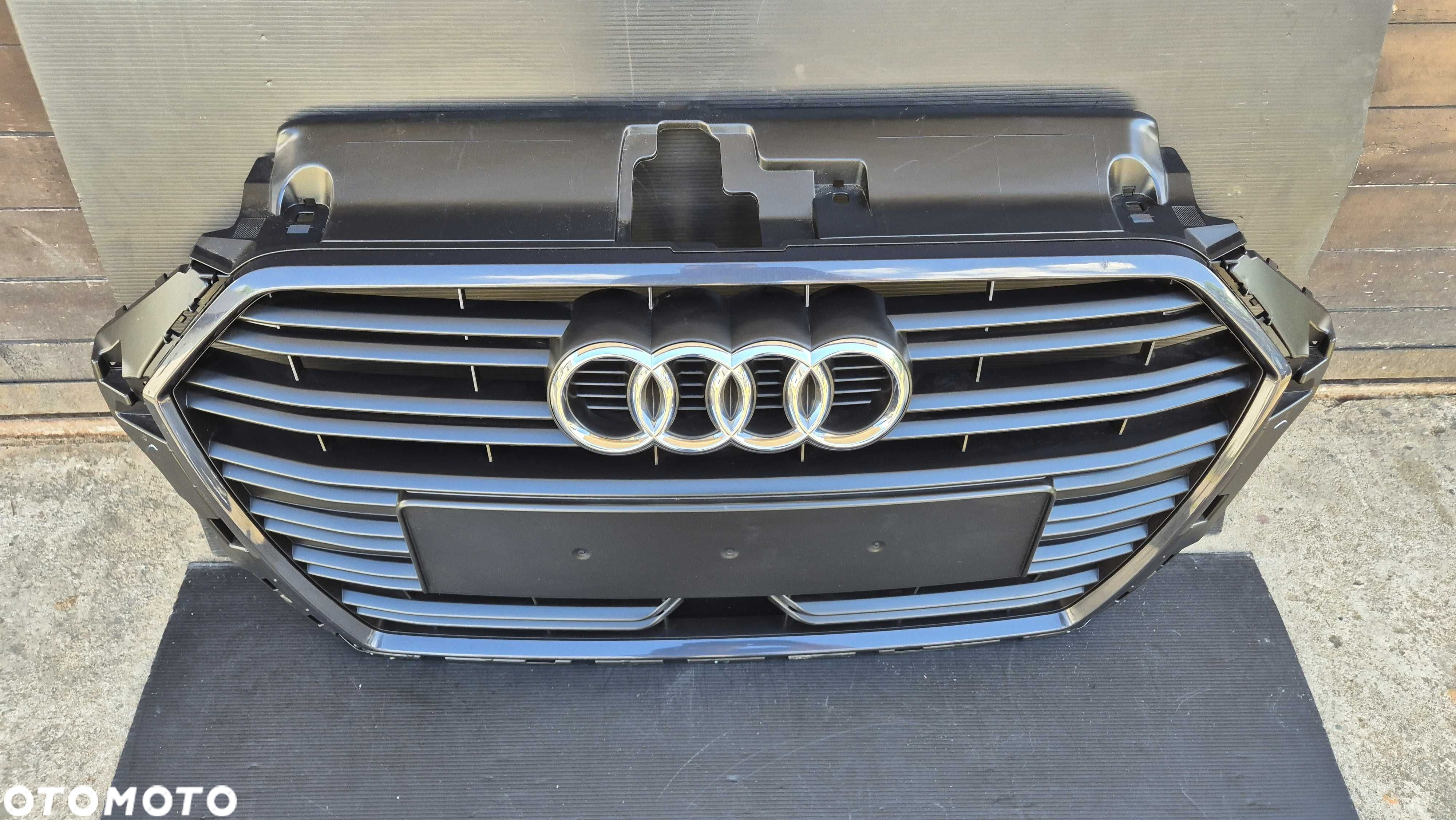 Atrapa chłodnicy GRILL Audi A3 8V LIFT 16-20 RADAR ACC OE 8V3 NOWA !!! - 2