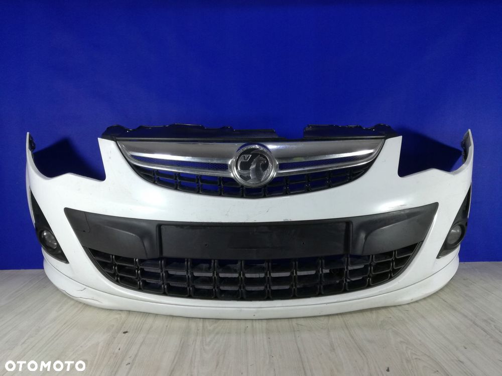 opel corsa d lift z474 opc zderzak przód przedni 11/14 - 1